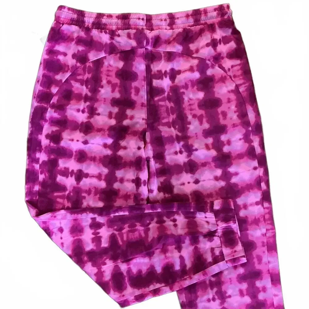 Lands' End Pink Tie-Dye Joggers for Girls Loungewear Kids XL 14-16 NWT - Picture 4 of 5